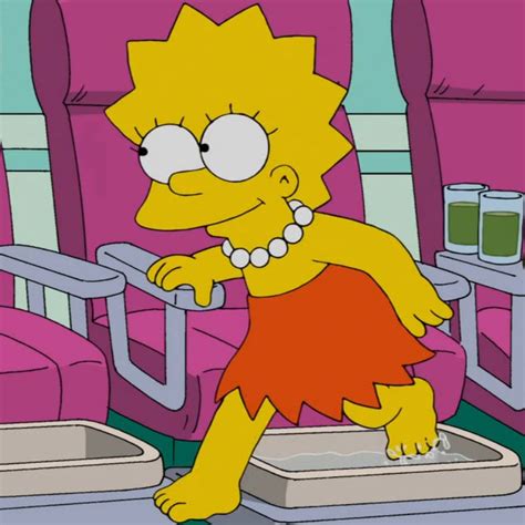 lisa simpson feet